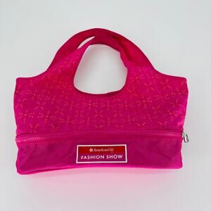 American Girl 2011 Fashion Show Pink Starry Doll Carrier Travel Tote - GUC